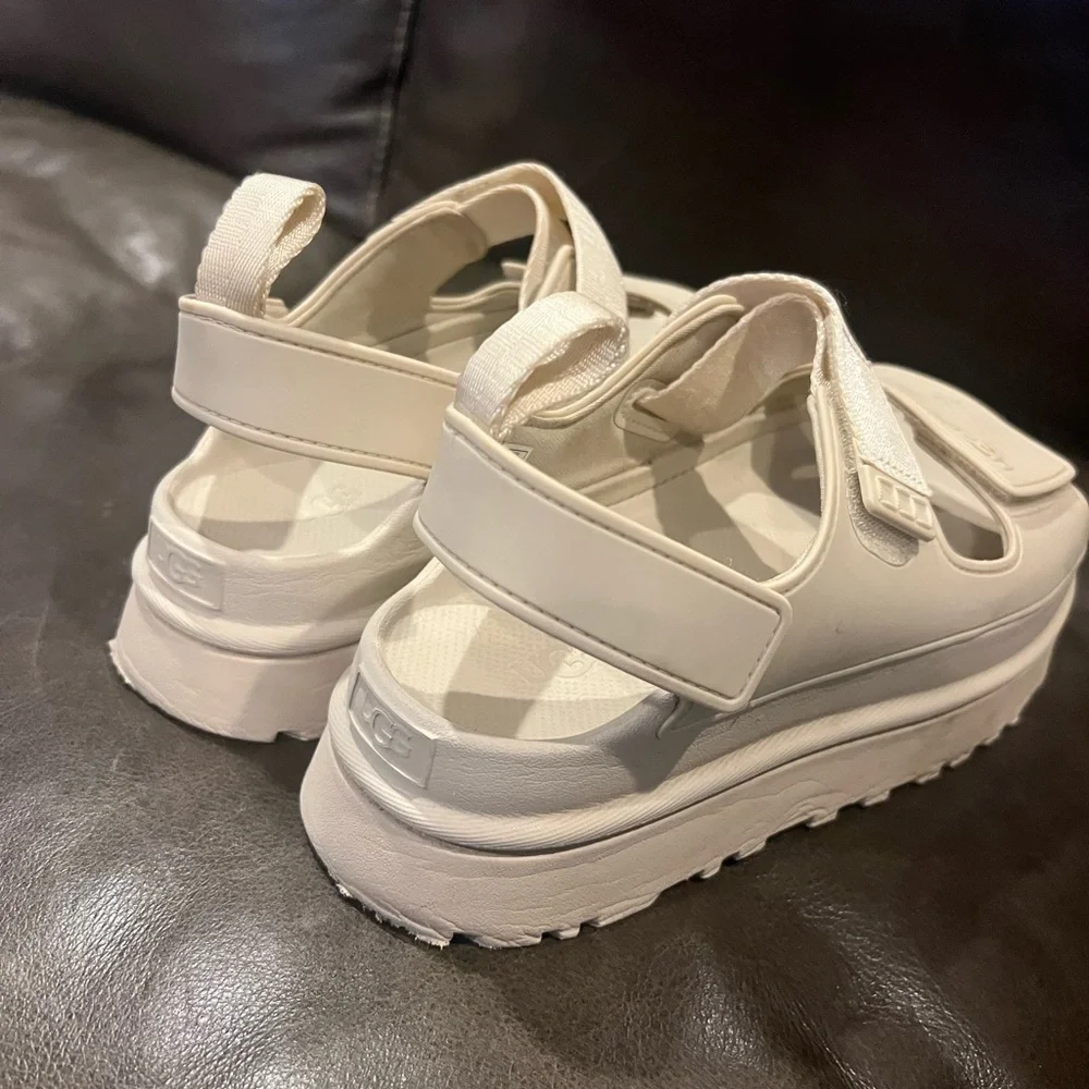 UGG Cream Platform Sport Sandals